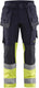 Blåkläder multinorm werkbroek inherent met stretch 14871512 | marine high vis geel | maat 60 - 7330509662243