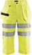 Blåkläder piraatbroek high-vis 15391811 | high vis geel | maat 56 - 7330509628850
