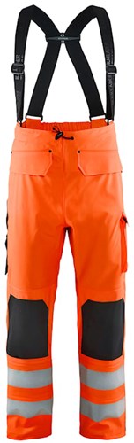 Afbeelding laden in galerijviewer, Blåkläder regenbroek high-vis level 3 13062005 | high-vis oranje | maat l - 7330509659700

