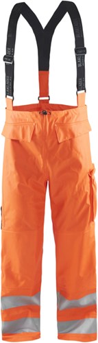 Afbeelding laden in galerijviewer, Blåkläder regenbroek high-vis level 3 13062005 | high-vis oranje | maat l - 7330509659700
