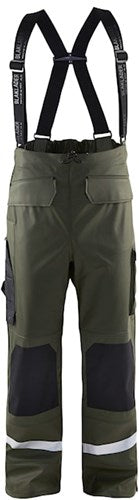 Blåkläder regenbroek level 2 13052003 | army groen | maat 4xl - 7330509570746