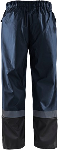 Blåkläder regenbroek level 2 13222003 | donker marineblauw zwart | maat xs - 7330509656013