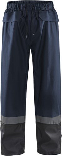 Afbeelding laden in galerijviewer, Blåkläder regenbroek level 2 13222003 | donker marineblauw zwart | maat xs - 7330509656013
