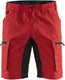 Blåkläder service short stretch 14491845 | rood zwart | maat 60 - 7330509586723