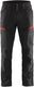 Blåkläder service werkbroek met stretch 14561845 | zwart rood | maat 56 - 7330509651537
