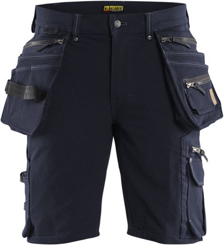 Blåkläder short 4-weg stretch x1900 19881644 | donker marineblauw zwart | maat 54 - 7330509687680