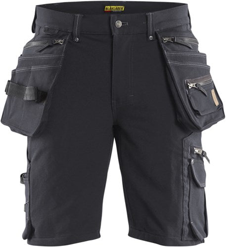 Blåkläder short 4-weg stretch x1900 19881644 | donkergrijs zwart | maat 48 - 7330509687734