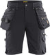 Blåkläder short 4-weg stretch x1900 19881644 | donkergrijs zwart | maat 48 - 7330509687734