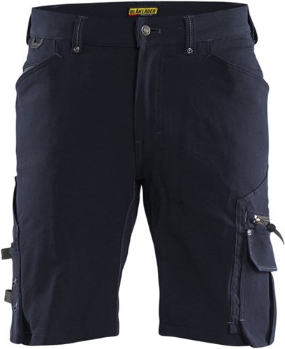 Blåkläder short 4-weg stretch x1900 zonder spijkerzakken 19871644 | donker marineblauw zwart | maat 58 - 7330509688342