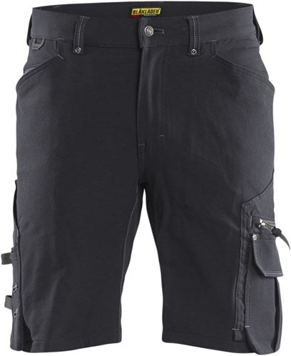 Blåkläder short 4-weg stretch x1900 zonder spijkerzakken 19871644 | donkergrijs zwart | maat 44 - 7330509688359