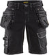 Blåkläder short denim stretch x1900 19921141 | zwart | maat 48 - 7330509534182