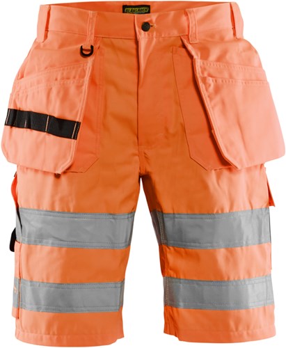 Blåkläder short high-vis 15351811 | high vis oranje | maat 52 - 7330509568514
