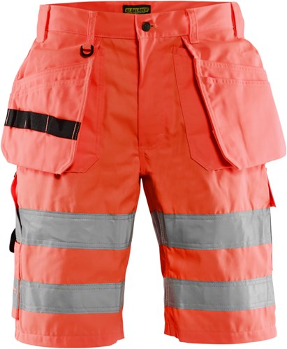 Blåkläder short high-vis 15351811 | high vis rood | maat 44 - 7330509616871