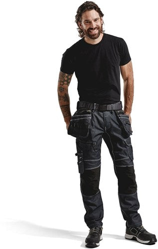 Afbeelding laden in galerijviewer, Blåkläder werkbroek denim stretch x1900 19901141 | zwart | maat d96 - 7330509532041
