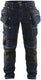 Blåkläder werkbroek denim stretch x1900 19901141 | zwart | maat d96 - 7330509532041