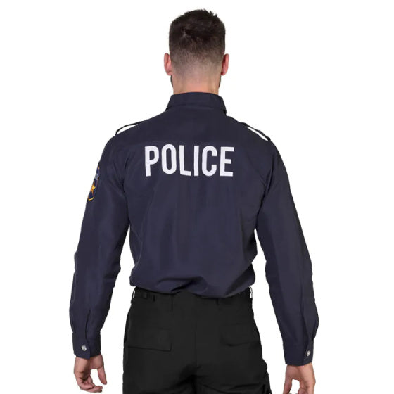 Afbeelding laden in galerijviewer, Boland Politieblouse Polyester Heren Donkerblauw maat 50-52
