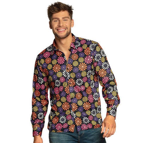 Afbeelding laden in galerijviewer, Boland Flower Shirt Heren Polyester maat L
