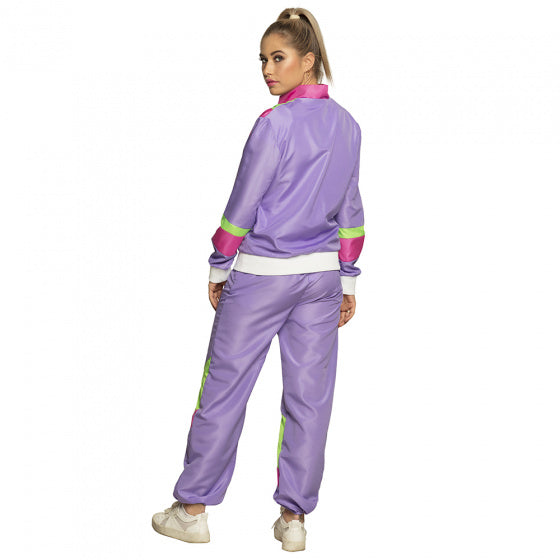 Afbeelding laden in galerijviewer, Boland Retro Trainingspak Dames Polyester maat L
