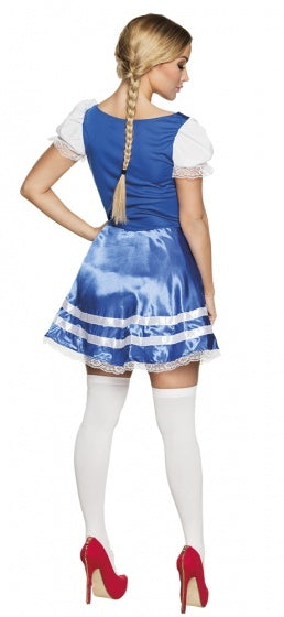 Afbeelding laden in galerijviewer, Boland helena oktoberfest kostuum dames blauw maat 40 42
