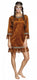 Boland Verkleedpak Indiaan Young Deer Dames Bruin Maat M