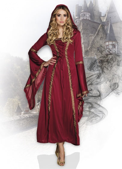 Boland Lady Gwendolyn Kostuum Dames Rood maat 44 46