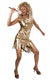Boland Tina Turner Verkleedpak Dames Goud maat M