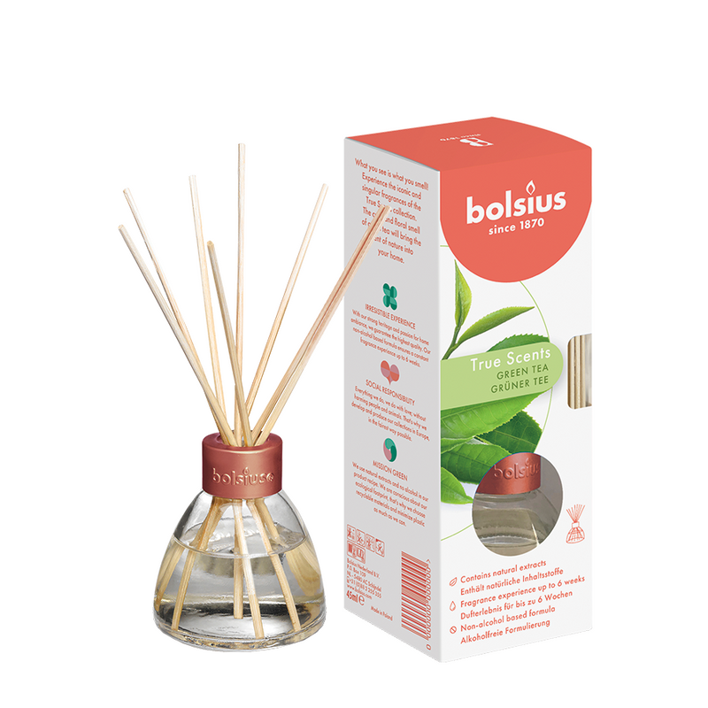 Afbeelding laden in galerijviewer, Bolsius geurverspreider true scents green tea 45ml
