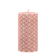Bolsius stompkaars silhouette misty pink met print 130x68 mm