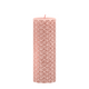 Bolsius rustieke stompkaars silhouette sunny edition misty pink 190 68mm