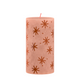 Bolsius rustieke stompkaars silhouette winter edition creamy caramel 130 68mm
