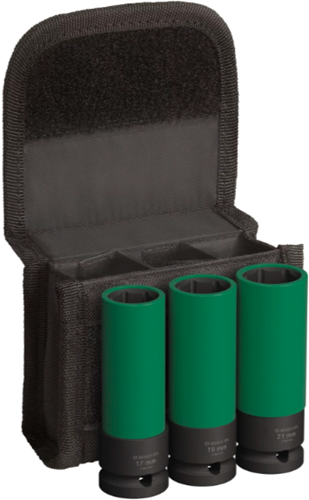Afbeelding laden in galerijviewer, Bosch accessoires 3-delige doppenset | 85mm 1 2 - 2608551102 - 2608551102
