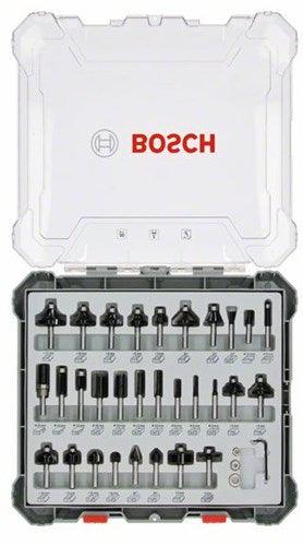 Afbeelding laden in galerijviewer, Bosch accessoires bosch professional 30-delige frezenset met 6mm schacht - 2607017474
