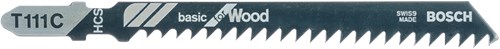 Afbeelding laden in galerijviewer, Bosch accessoires 5x basic voor hout decoupeerzaagblad t111c - 2608630033
