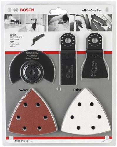 Afbeelding laden in galerijviewer, Bosch accessoires accessoireset 1 hout metaal | 2608661694
