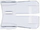 Bosch accessoires antisplinterplaatje voor gst bce 150 ce 5st - 2601016096
