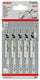 Bosch accessoires decoupeerzaagblad t 101 d clean for wood 5st - 2608630032