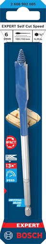 Afbeelding laden in galerijviewer, Bosch accessoires expert speedboor self cut speed | zeskantschacht | 6 x 152 mm - 2608902085
