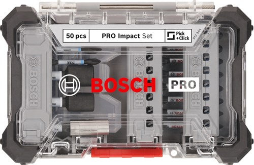 Afbeelding laden in galerijviewer, Bosch accessoires bosch professional pro impact schroefbitset 50-delig - 2608521u89
