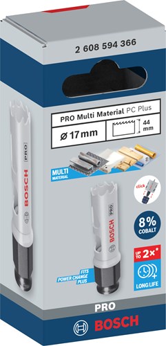 Afbeelding laden in galerijviewer, Bosch accessoires pro multi material pc plus gatzaag | 17 mm - 2608594366
