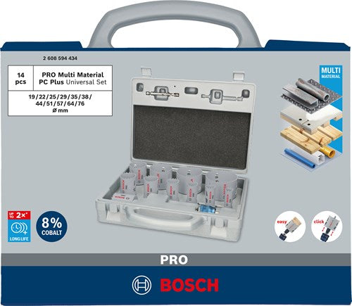 Afbeelding laden in galerijviewer, Bosch accessoires bosch pro multi material pc plus gatzagen set 14-delig - 2608594434
