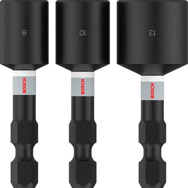 Bosch accessoires pro nutsetter impact dop | 8 x 50 | 10 x 50 | 13 x 50 mm | 3-delig - 2608521u64