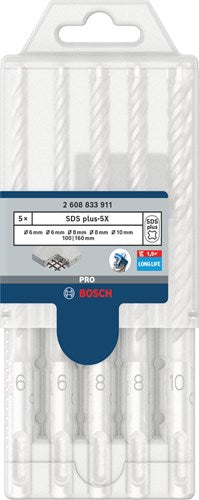 Afbeelding laden in galerijviewer, Bosch pro sds plus-5x boorhamerset 6 6 8 10 mm 5-delig - 26088339...
