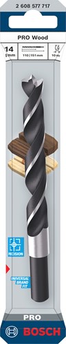 Afbeelding laden in galerijviewer, Bosch accessoires pro wood houtboor | cyl | 14 x 96 x 151 mm | d 10 mm - 2608577717
