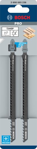 Afbeelding laden in galerijviewer, Bosch accessoires bosch serie t 344 dp - houtzaagblad - precisie - extra-dik - hcs
