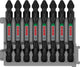 Bosch accessoires schroefbit tweezijdig impact control pz2, 65 mm 8x - 2608522338