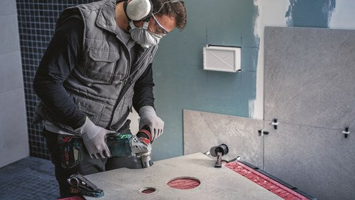 Afbeelding laden in galerijviewer, Bosch accessoires x-lock diamantboorset ? 25,35,51,68 mm + ? 20mm diamantfreesboor - 1 stuk(s) - 2608599037
