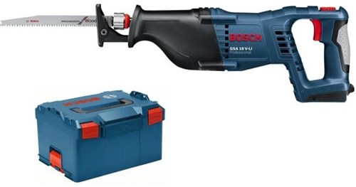 Bosch blauw bosch professional gsa 18 v-li - reciprozaag (zonder accu lader) - inclusief 1x zaagblad s 123 xf - 1x zaagblad s 2345 x