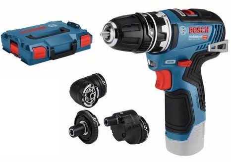 Afbeelding laden in galerijviewer, Bosch blauw gsr 12v-35 fc accu boorschroevendraaier + opzetstukken | zonder accu's en lader | in l-boxx - 06019h3003
