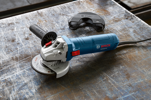 Afbeelding laden in galerijviewer, Bosch blauw bosch professional gws 12-125 haakse slijper 125mm 1200w + doorslijpschijf - 06013a6100
