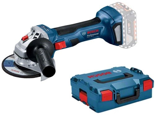 Afbeelding laden in galerijviewer, Bosch blauw gws 18v-7 professional 18v accu haakse slijpmachine solo in l-boxx | zonder accu's en lader - 06019h9002
